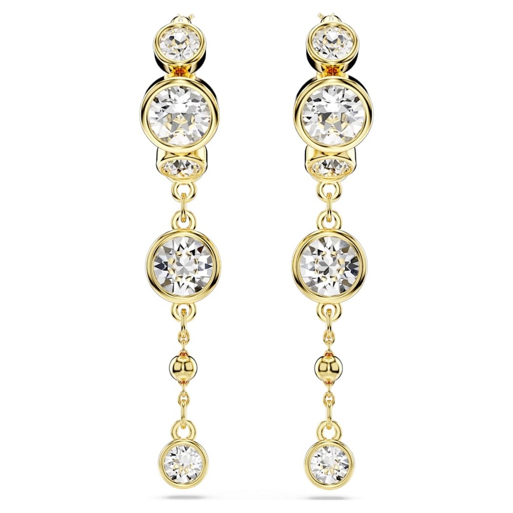 Swarovski Imber Drop Earrings Gold & Crystal Drop Earrings NIB Retails:$189